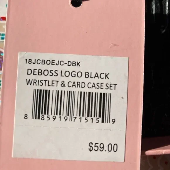 Juicy Couture NWT 2 Piece Set wristlet and card holder❤️❤️ Gift Set❤️❤️ - Picture 7 of 10